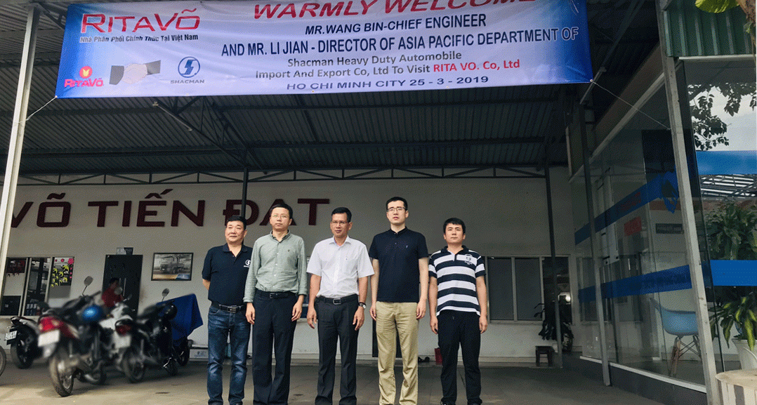 Đoàn chuyên gia từ Shacman qua thăm và làm việc với lãnh đạo Rita Võ Auto