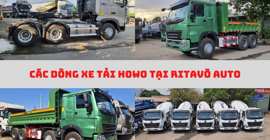 Các dòng xe tải Howo tại RitaVõ Auto