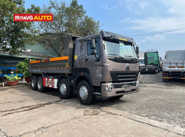 Xe ben Howo 4 chân được ưa chuộng tại Việt Nam